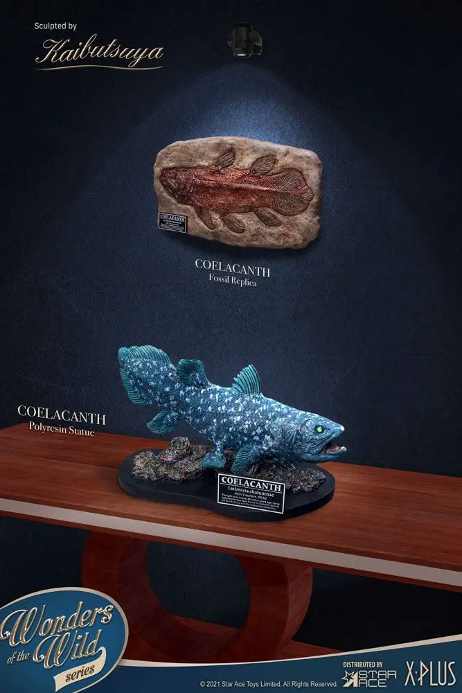 Wonders of the Wild Coelacanth Deluxe Version szobor figura 28 cm termékfotó
