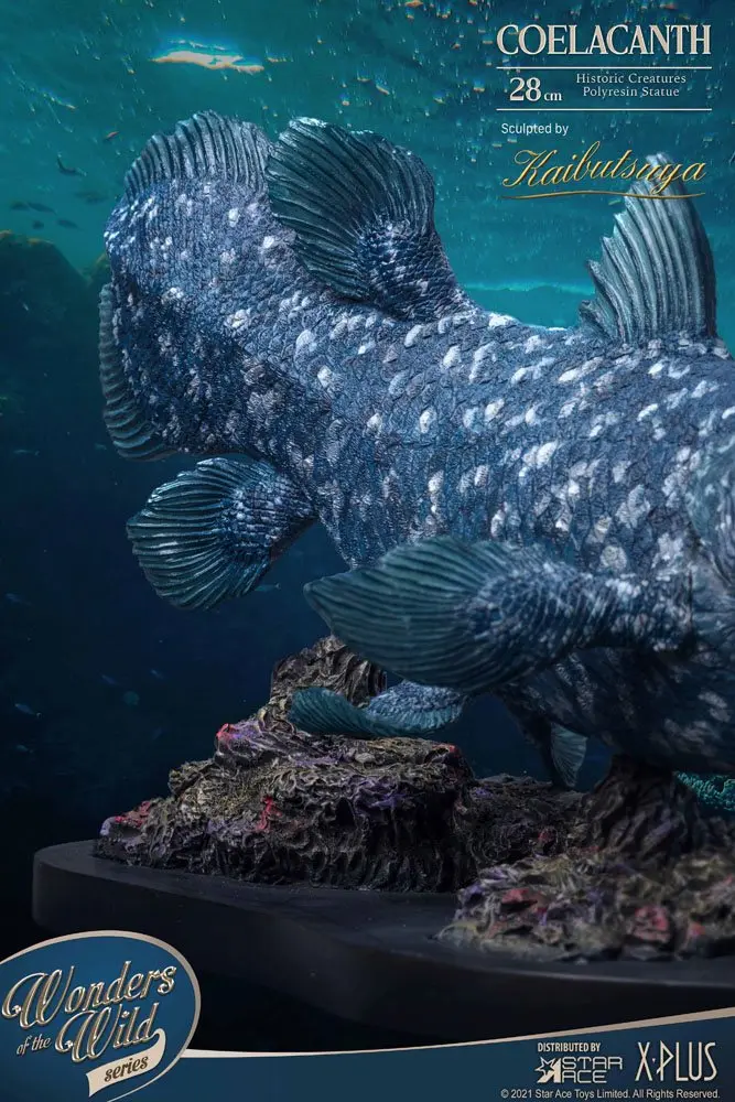 Wonders of the Wild Coelacanth Deluxe Version szobor figura 28 cm termékfotó