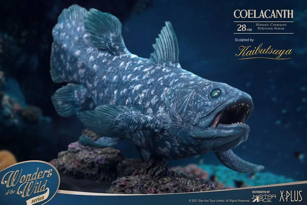 Wonders of the Wild Coelacanth Deluxe Version szobor figura 28 cm termékfotó