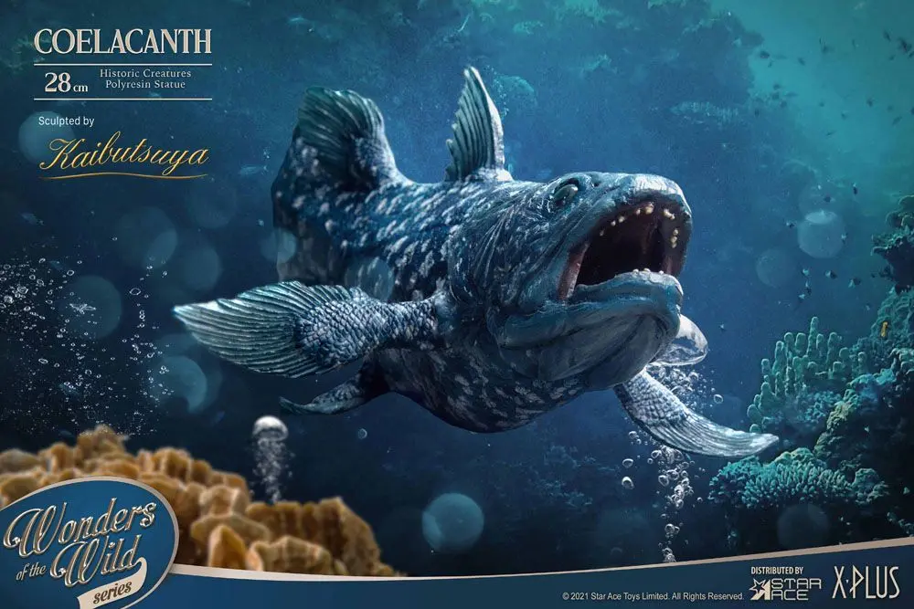 Wonders of the Wild Coelacanth Deluxe Version szobor figura 28 cm termékfotó