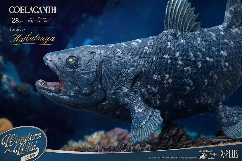 Wonders of the Wild Coelacanth Deluxe Version szobor figura 28 cm termékfotó