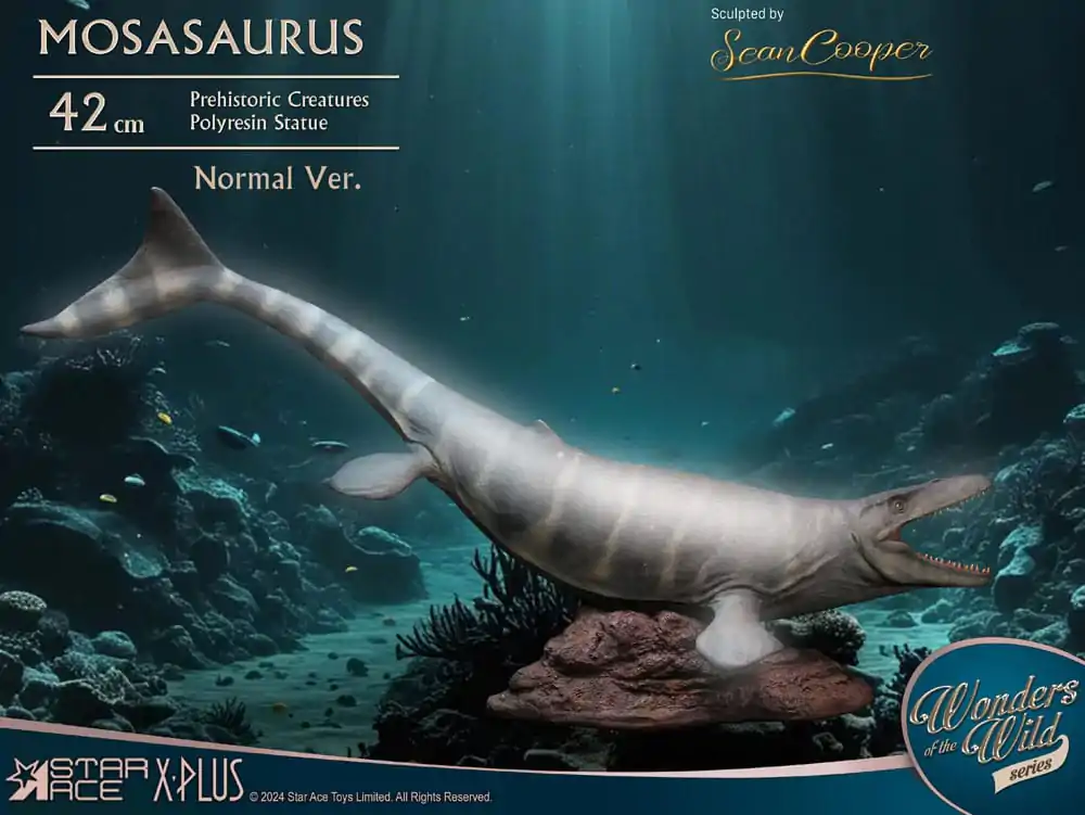 Wonders of the Wild Mosasaurus (NX) szobor figura 42 cm termékfotó