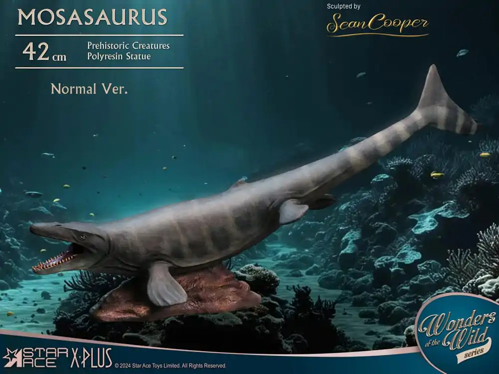 Wonders of the Wild Mosasaurus (NX) szobor figura 42 cm termékfotó