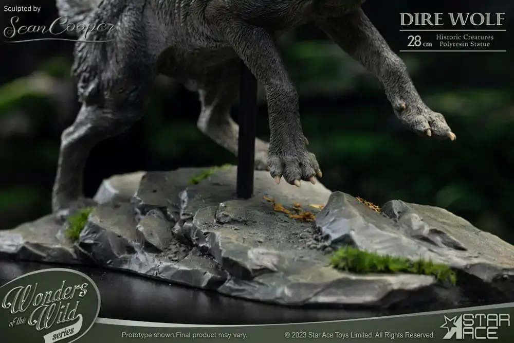 Wonders of the Wild Series Dire Wolf szobor figura 28 cm termékfotó