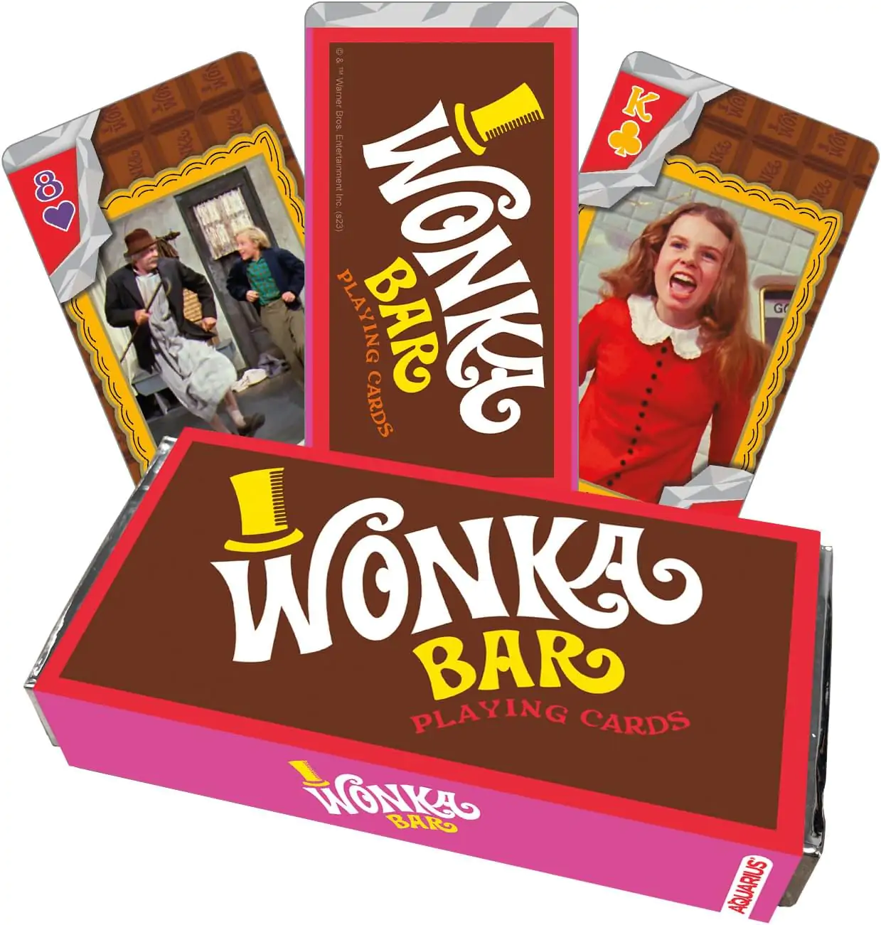 Wonka Playing Cards Willy Wonka Bar Premium termékfotó