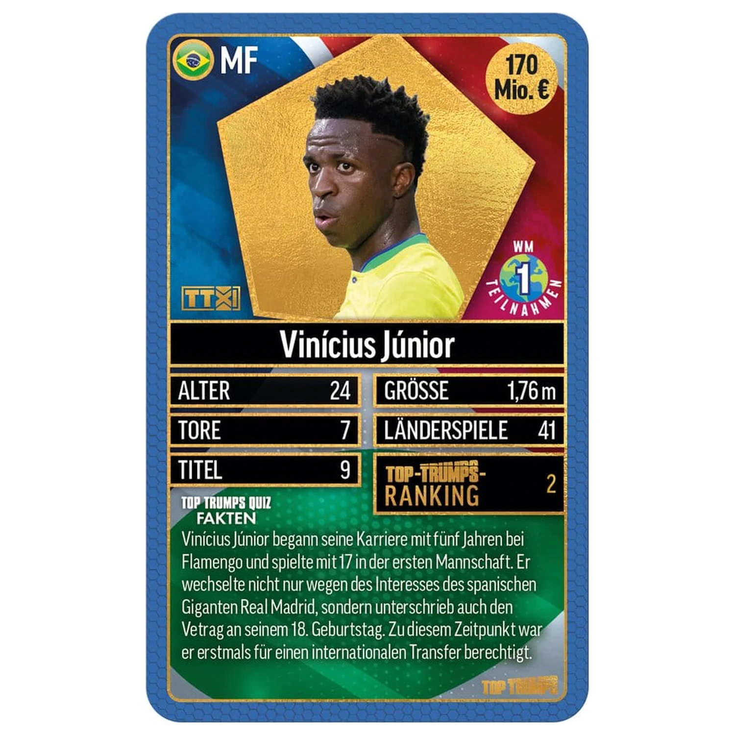 World Football Stars 200 Pack 2 német nyelvű kártyajáték  termékfotó