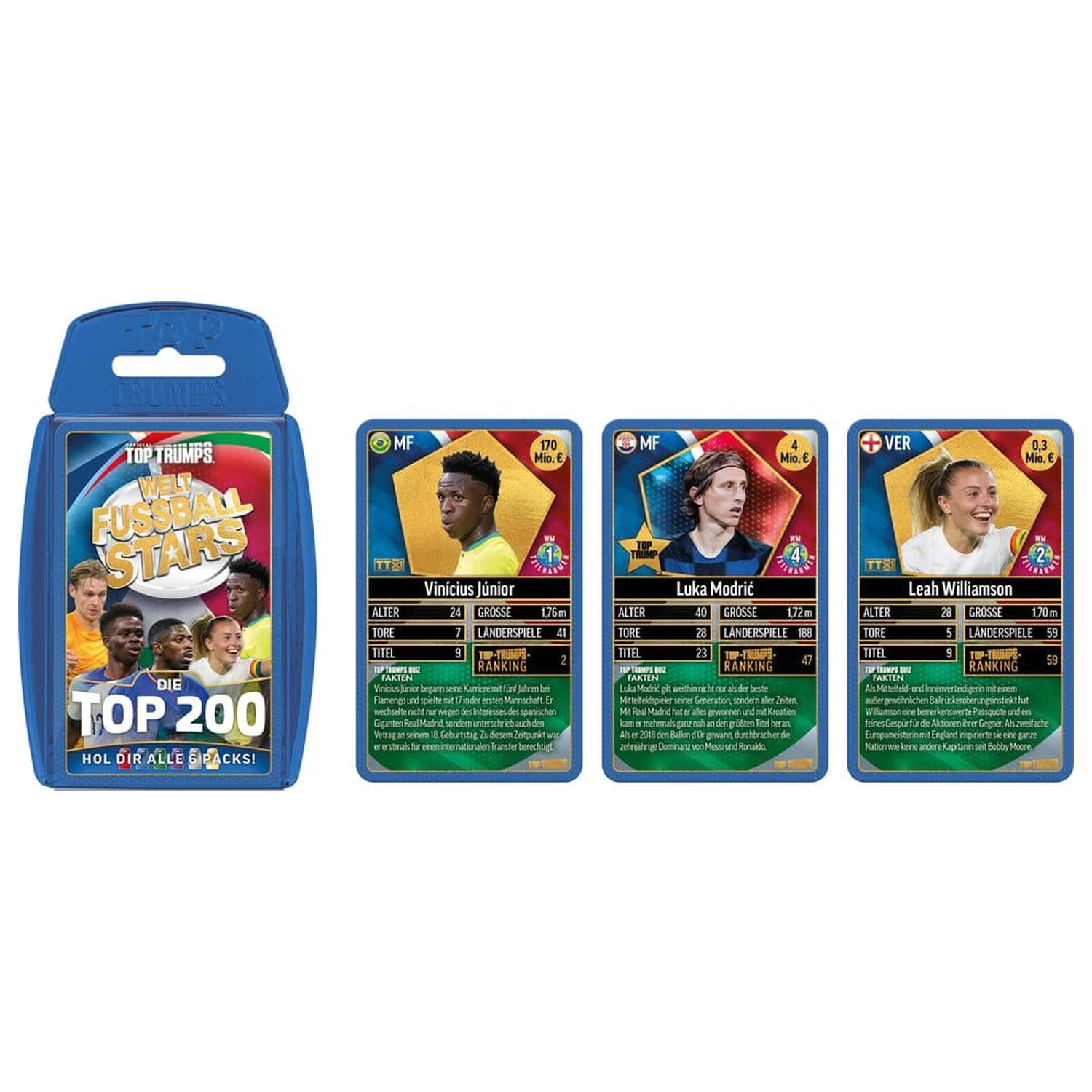 World Football Stars 200 Pack 2 német nyelvű kártyajáték  termékfotó