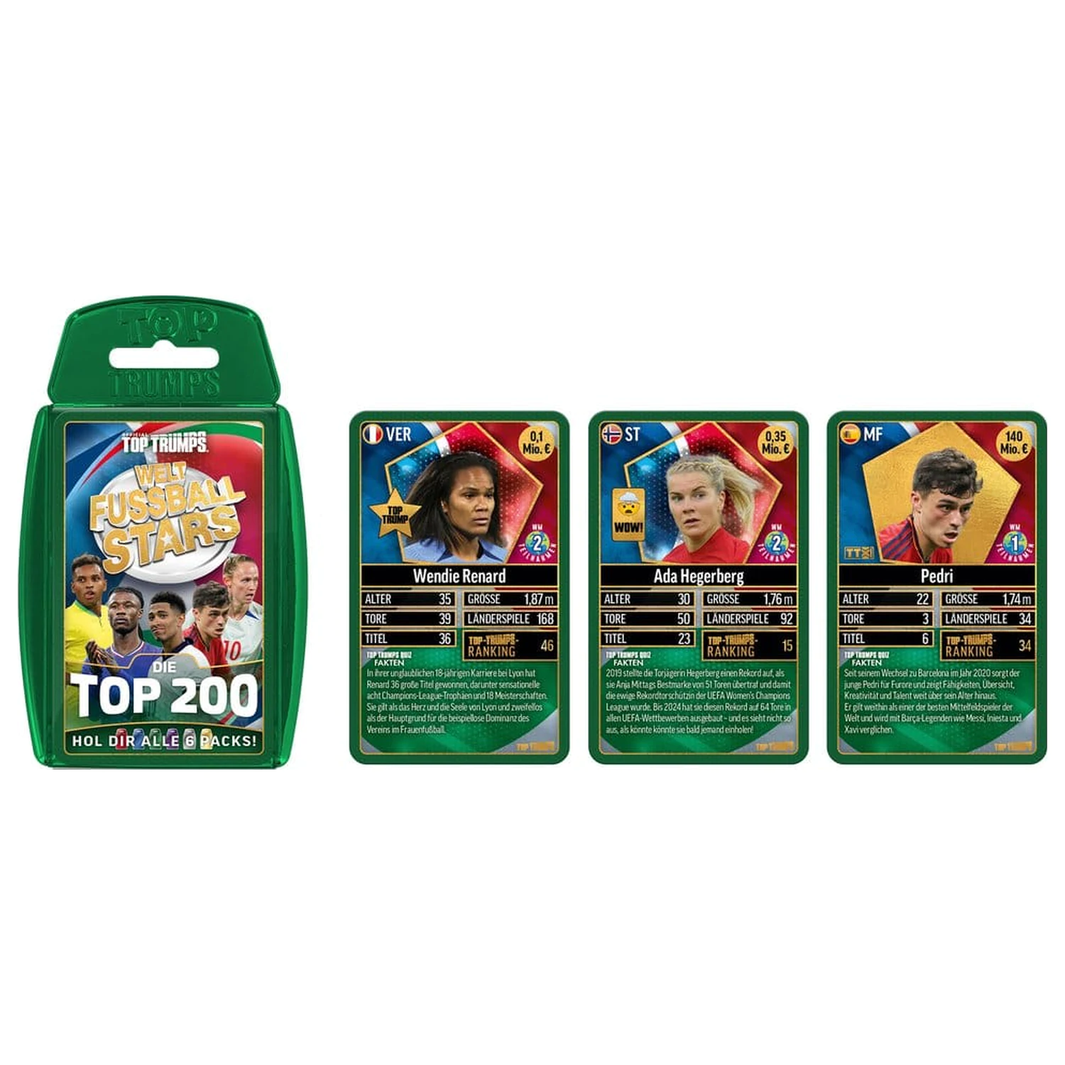 World Football Stars 200 Pack 3 német nyelvű kártyajáték  termékfotó
