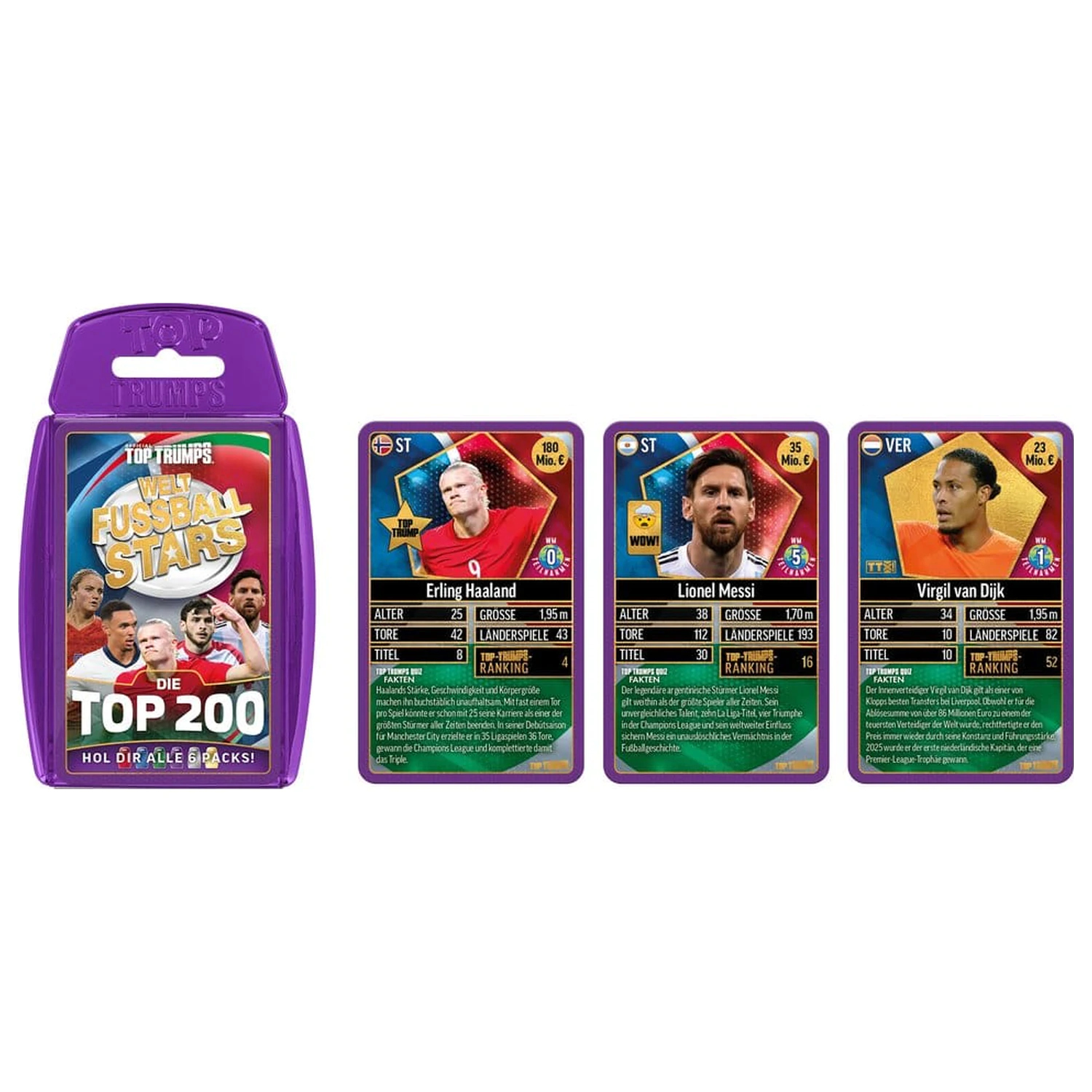World Football Stars 200 Pack 4 német nyelvű kártyajáték  termékfotó