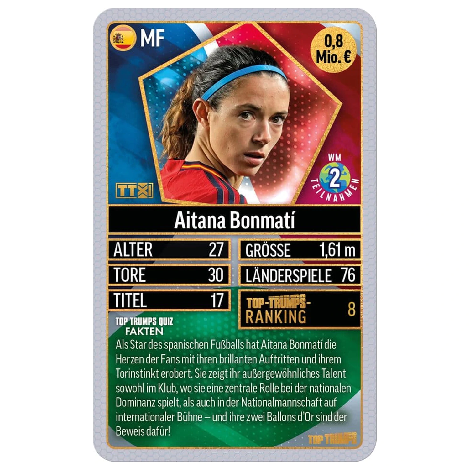 World Football Stars kártyajáték 200 Pack 5 német nyelvű termékfotó