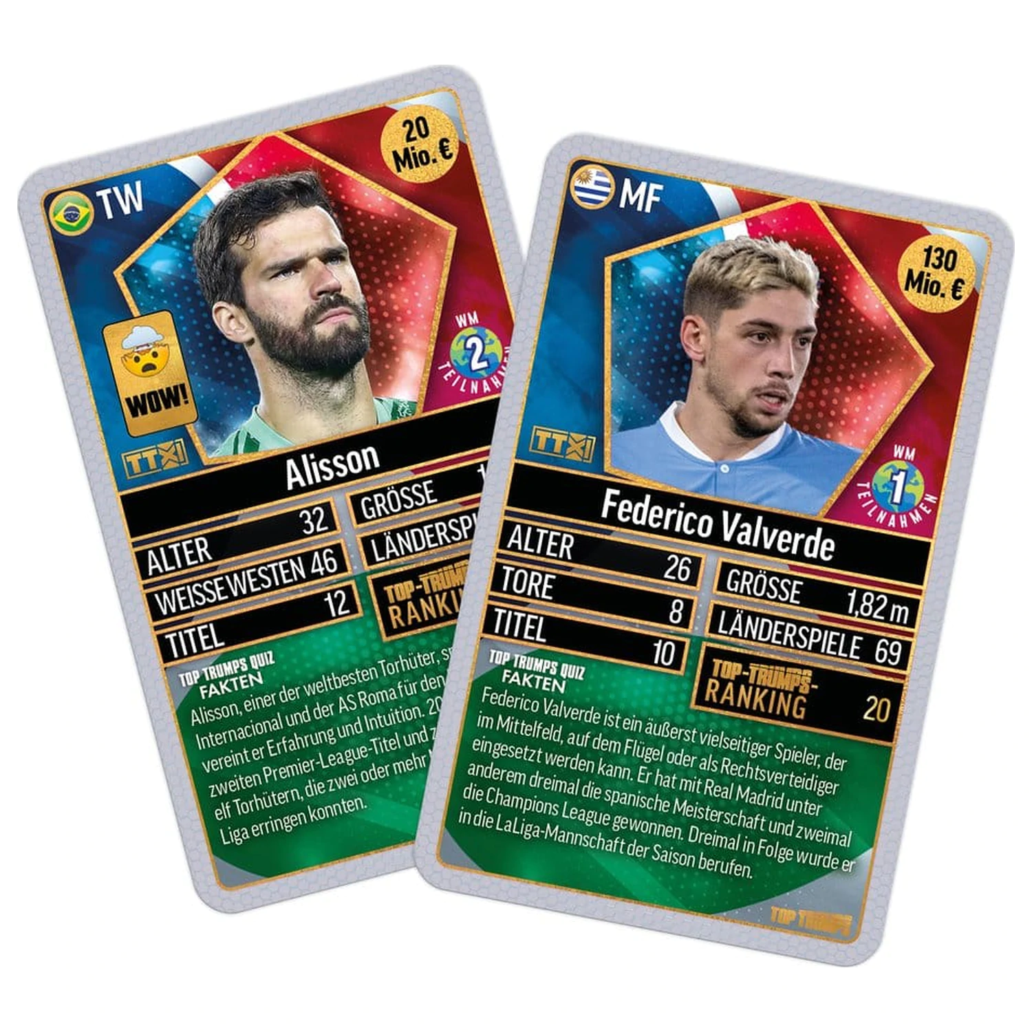 World Football Stars kártyajáték 200 Pack 5 német nyelvű termékfotó