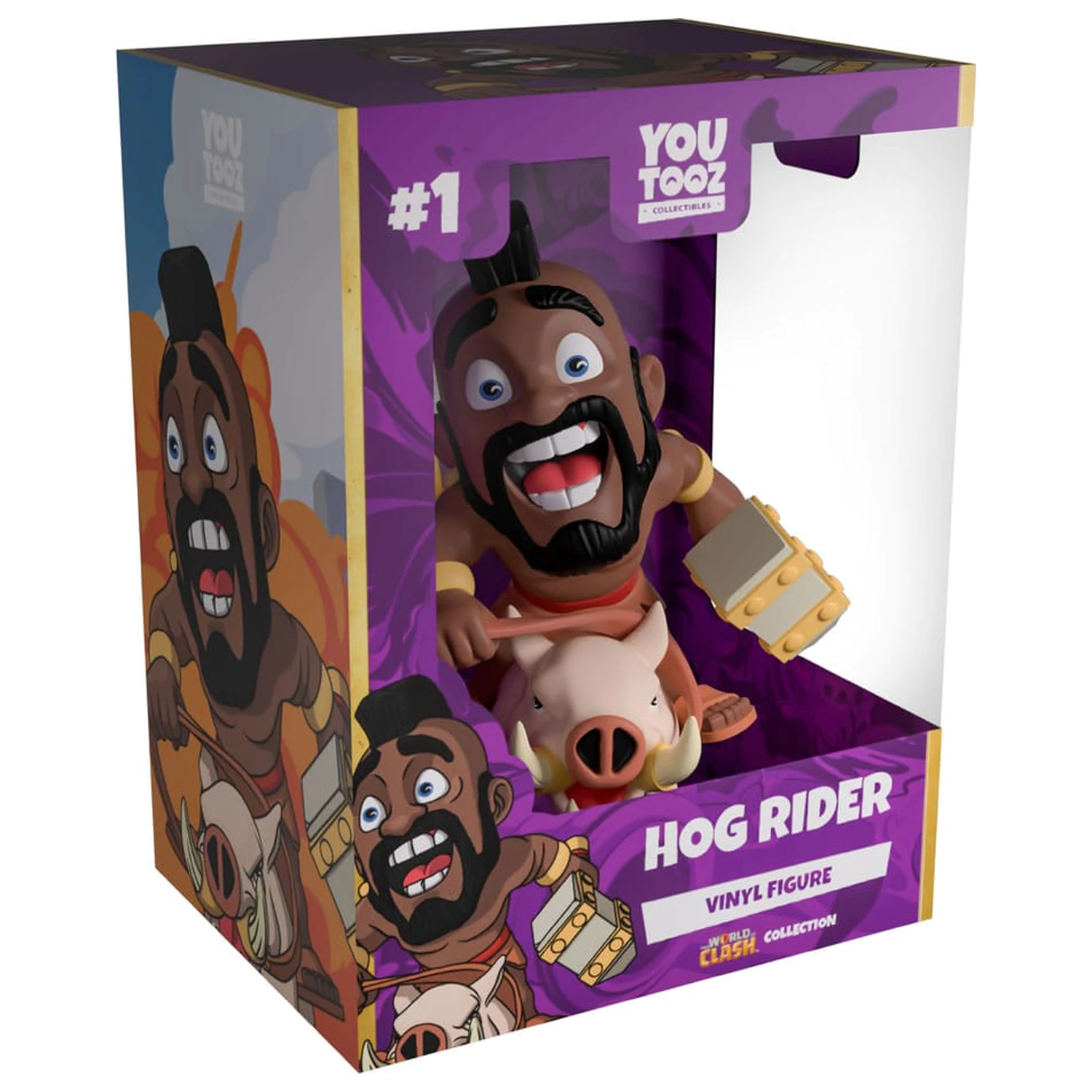 World of Clash Vinyl figura Hog Rider 11 cm termékfotó