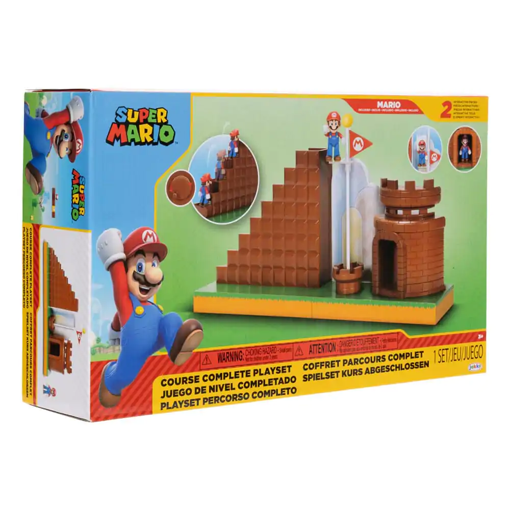 World of Nintendo Super Mario Mini Figure Playset End Level termékfotó