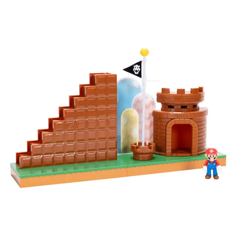 World of Nintendo Super Mario Mini Figure Playset End Level termékfotó