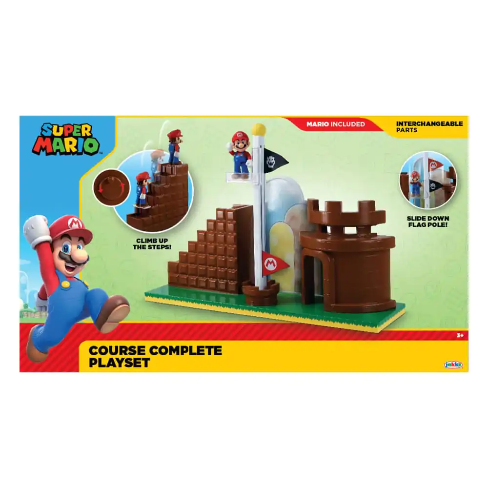 World of Nintendo Super Mario Mini Figure Playset End Level termékfotó