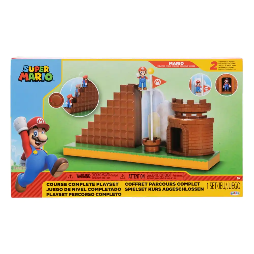 World of Nintendo Super Mario Mini Figure Playset End Level termékfotó