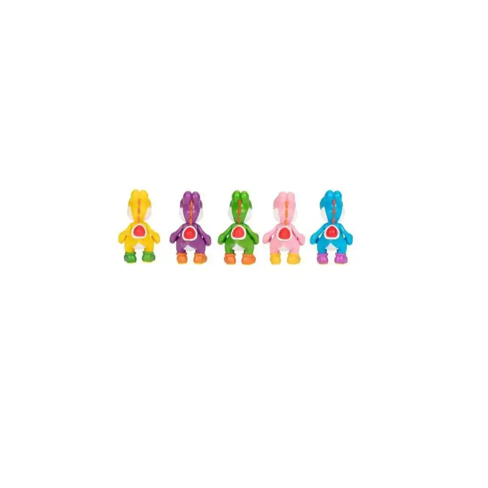 World of Nintendo Super Mario Super Mario Wiggler, Mario und Luigi 5 db-os Minifigura csomag 6 cm termékfotó