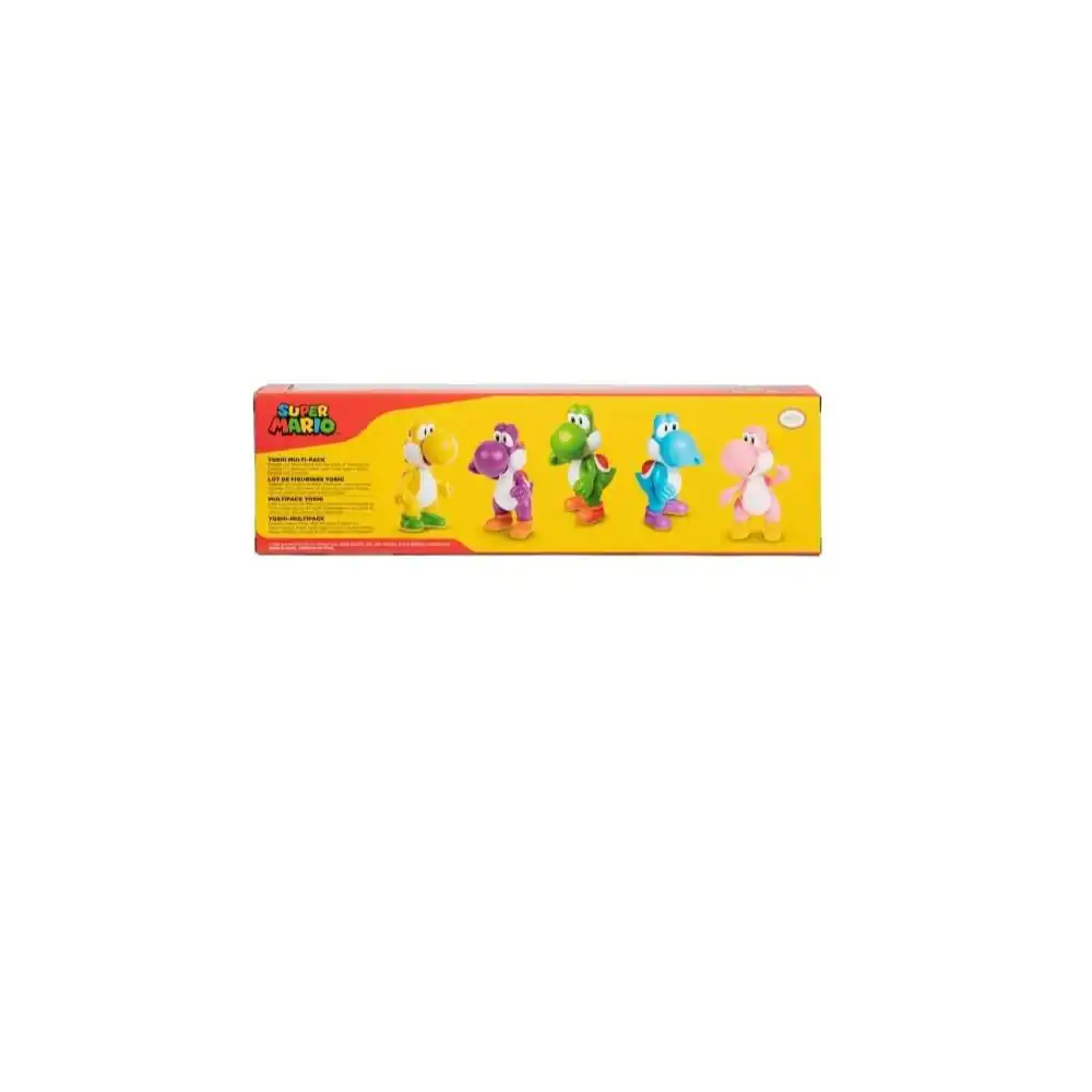 World of Nintendo Super Mario Super Mario Wiggler, Mario und Luigi 5 db-os Minifigura csomag 6 cm termékfotó