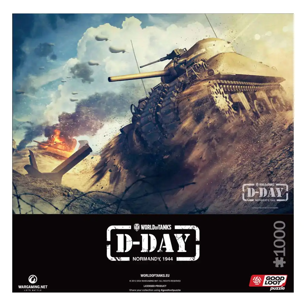 World of Tanks Gaming D-Day puzzle (1000 darab) termékfotó