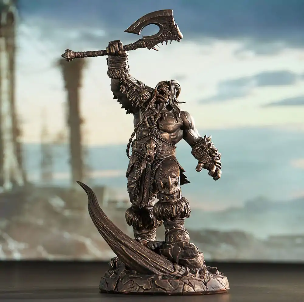 World of Warcraft 1/10 Bronze Coloured Edition Grommash Hellscream szobor figura 31 cm termékfotó