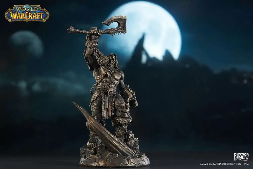World of Warcraft 1/10 Bronze Coloured Edition Grommash Hellscream szobor figura 31 cm termékfotó