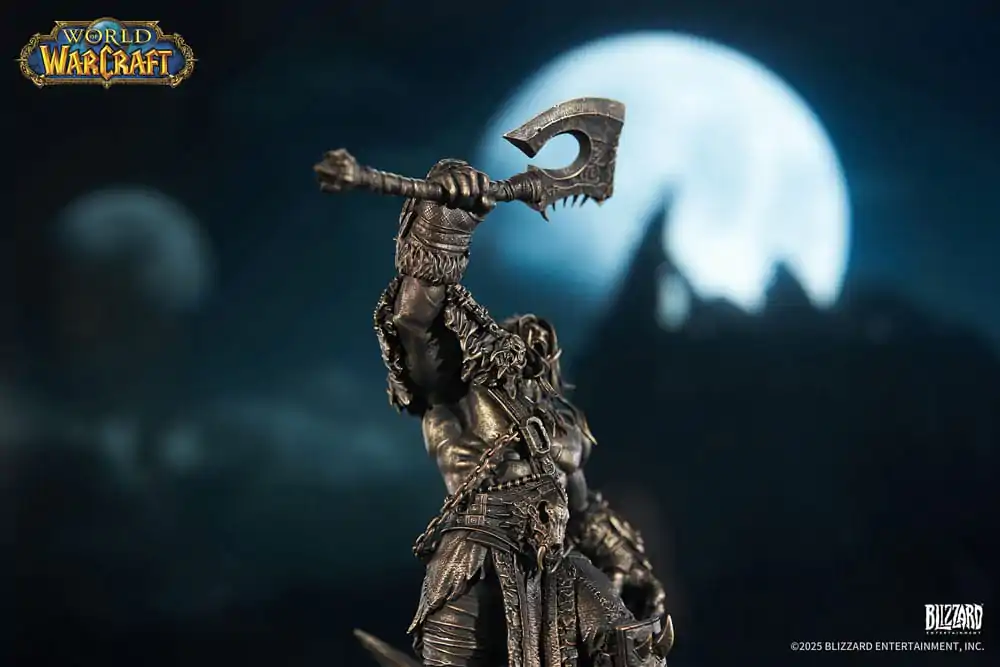 World of Warcraft 1/10 Bronze Coloured Edition Grommash Hellscream szobor figura 31 cm termékfotó