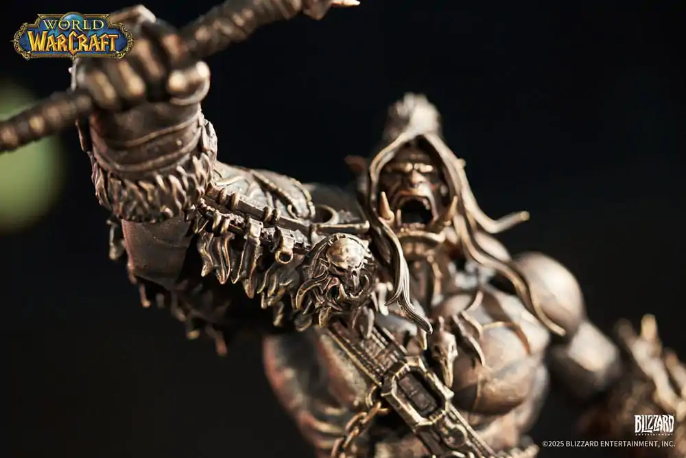 World of Warcraft 1/10 Bronze Coloured Edition Grommash Hellscream szobor figura 31 cm termékfotó