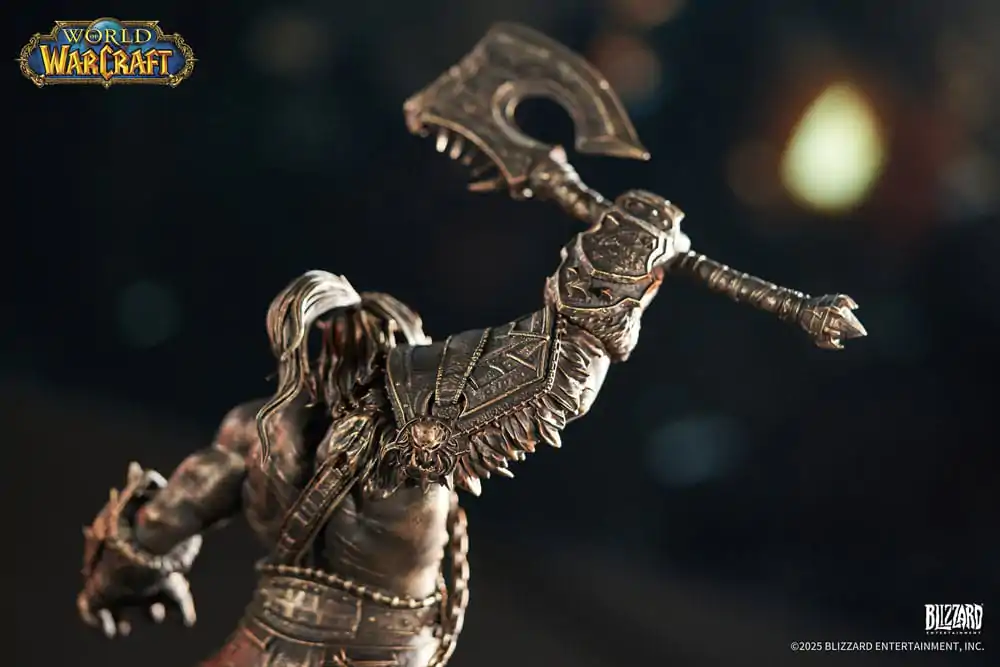 World of Warcraft 1/10 Bronze Coloured Edition Grommash Hellscream szobor figura 31 cm termékfotó