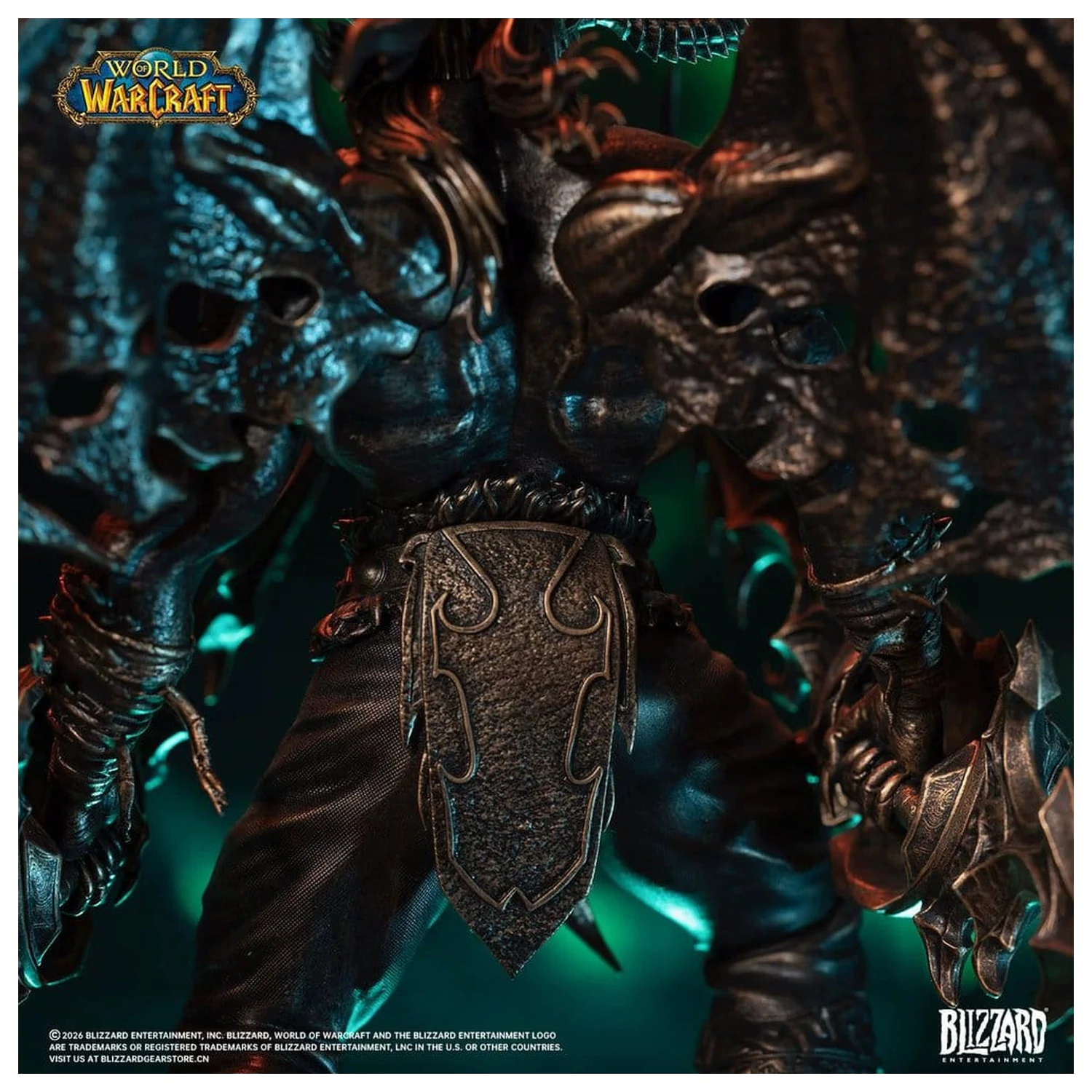 World of Warcraft 1/10 Scale szobor figura Illidan Stormrage (Bronze-Colored) 34 cm termékfotó