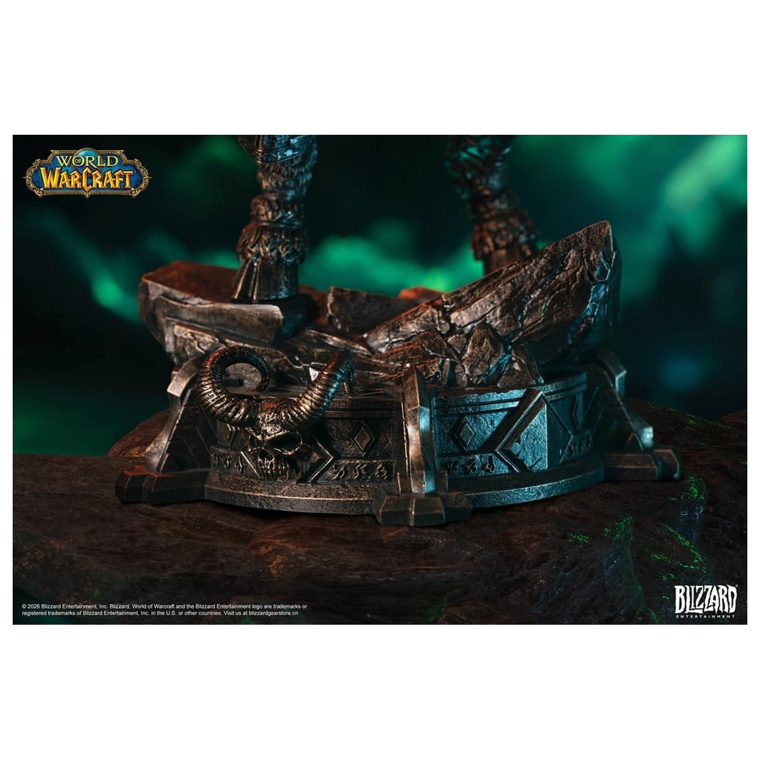 World of Warcraft 1/10 Scale szobor figura Illidan Stormrage (Bronze-Colored) 34 cm termékfotó