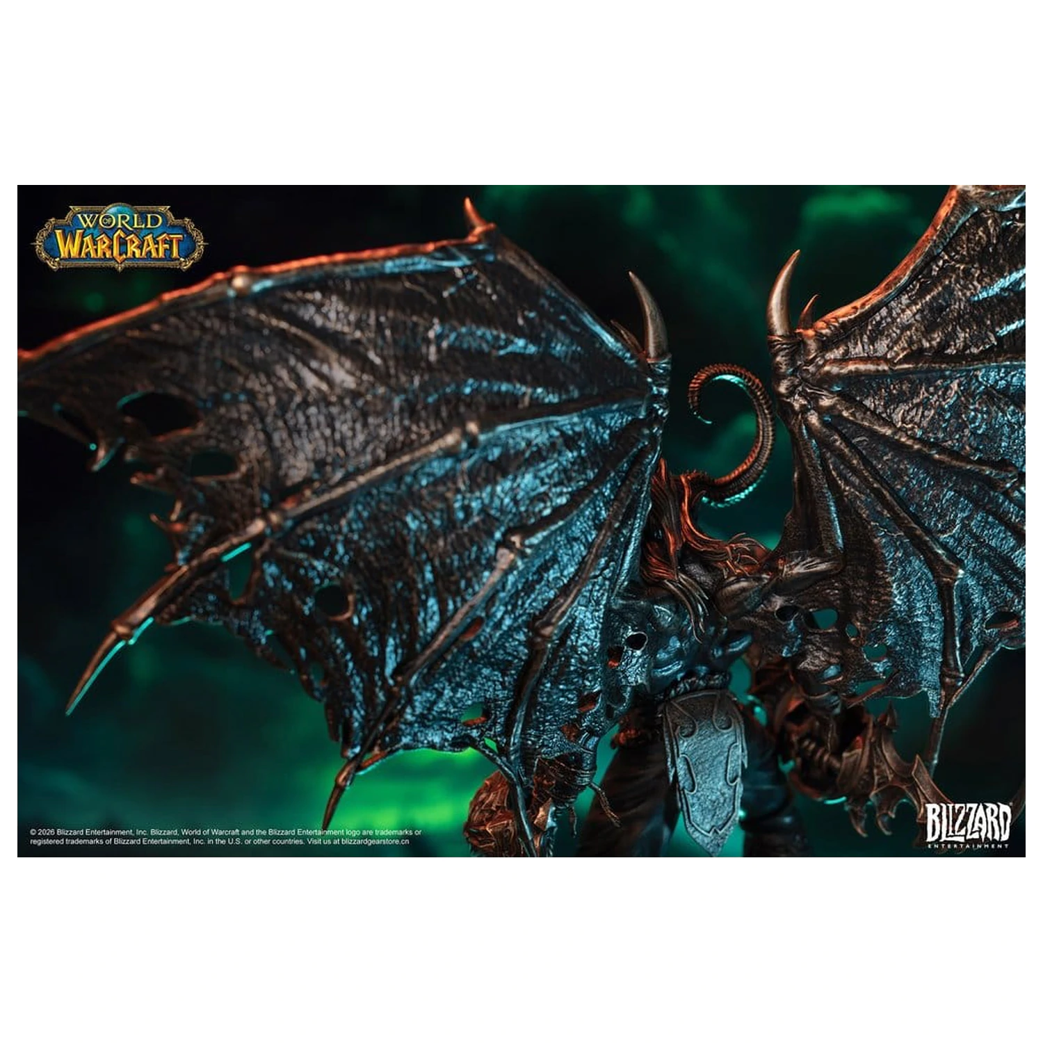 World of Warcraft 1/10 Scale szobor figura Illidan Stormrage (Bronze-Colored) 34 cm termékfotó