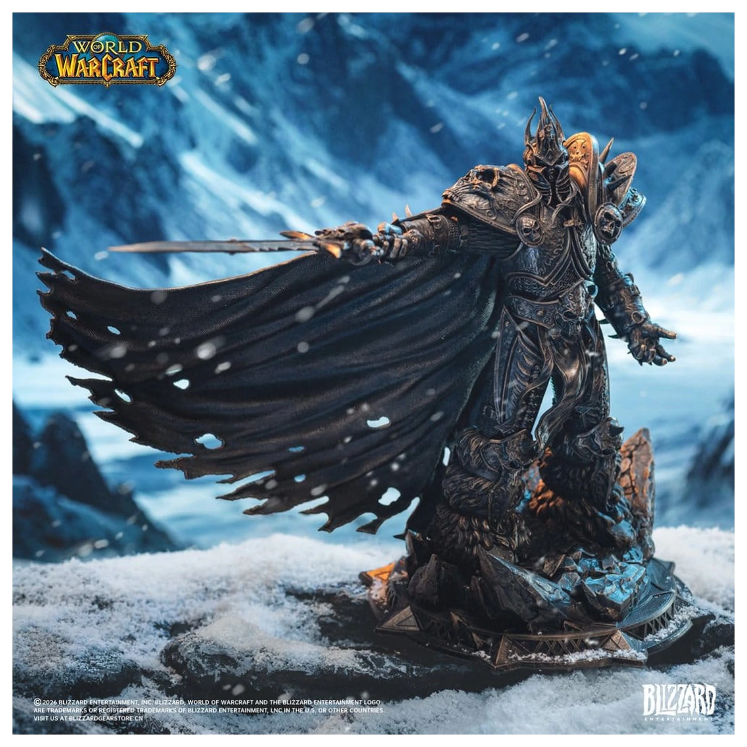 World of Warcraft 1/10 The Lich King (Bronze-Colored Edition) szobor figura 27 cm termékfotó