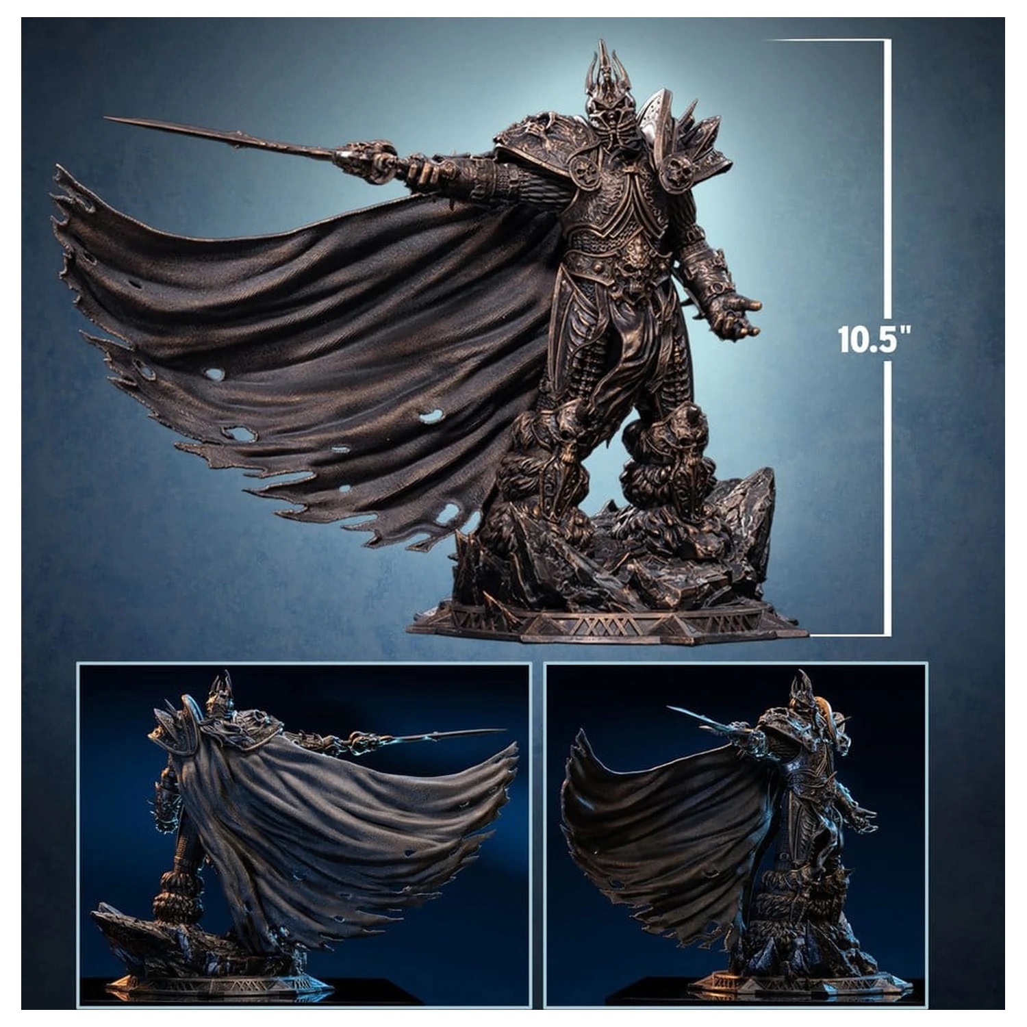 World of Warcraft 1/10 The Lich King (Bronze-Colored Edition) szobor figura 27 cm termékfotó