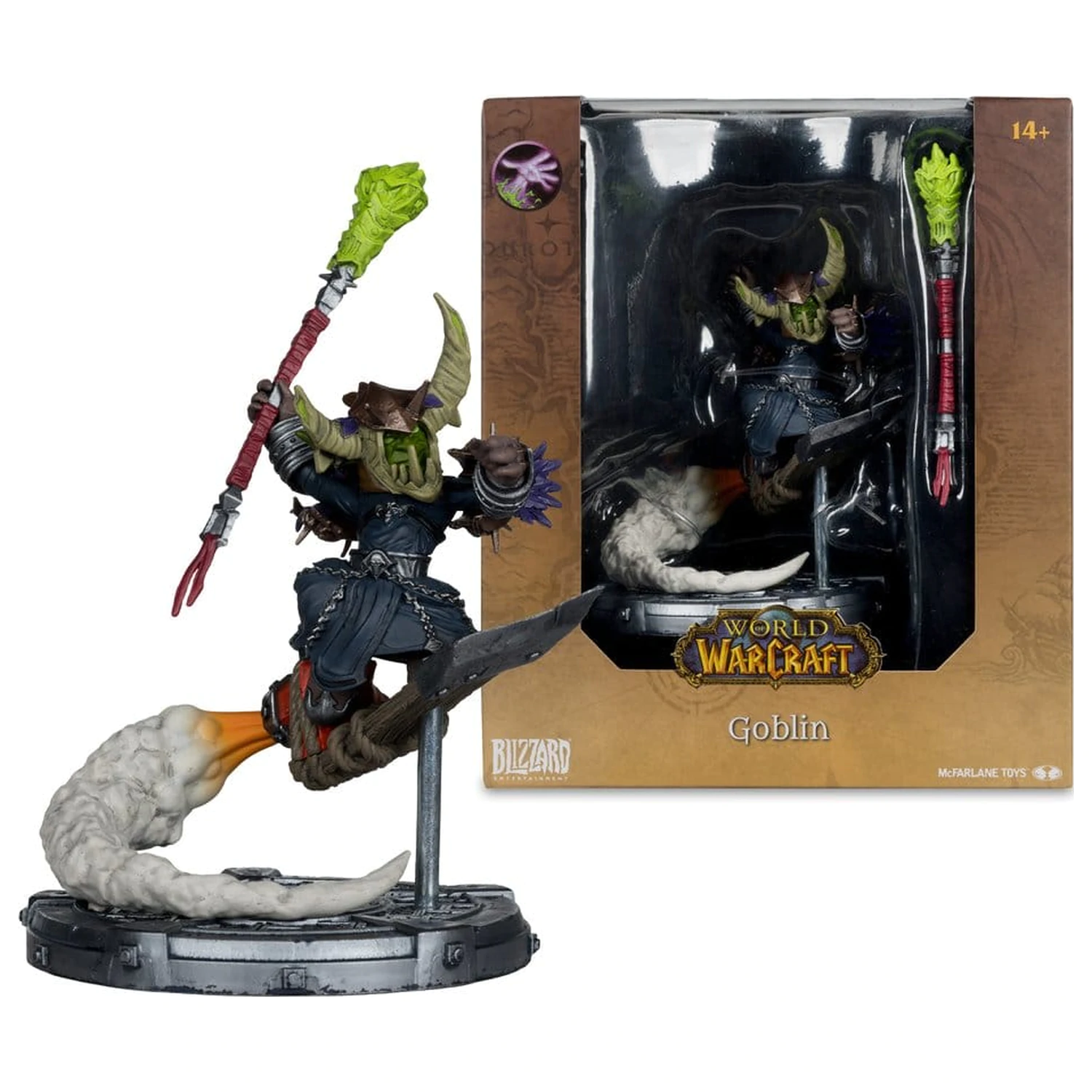 World of Warcraft 1/12 Scale Limitált kiadás Posed figura Goblin 19 cm termékfotó