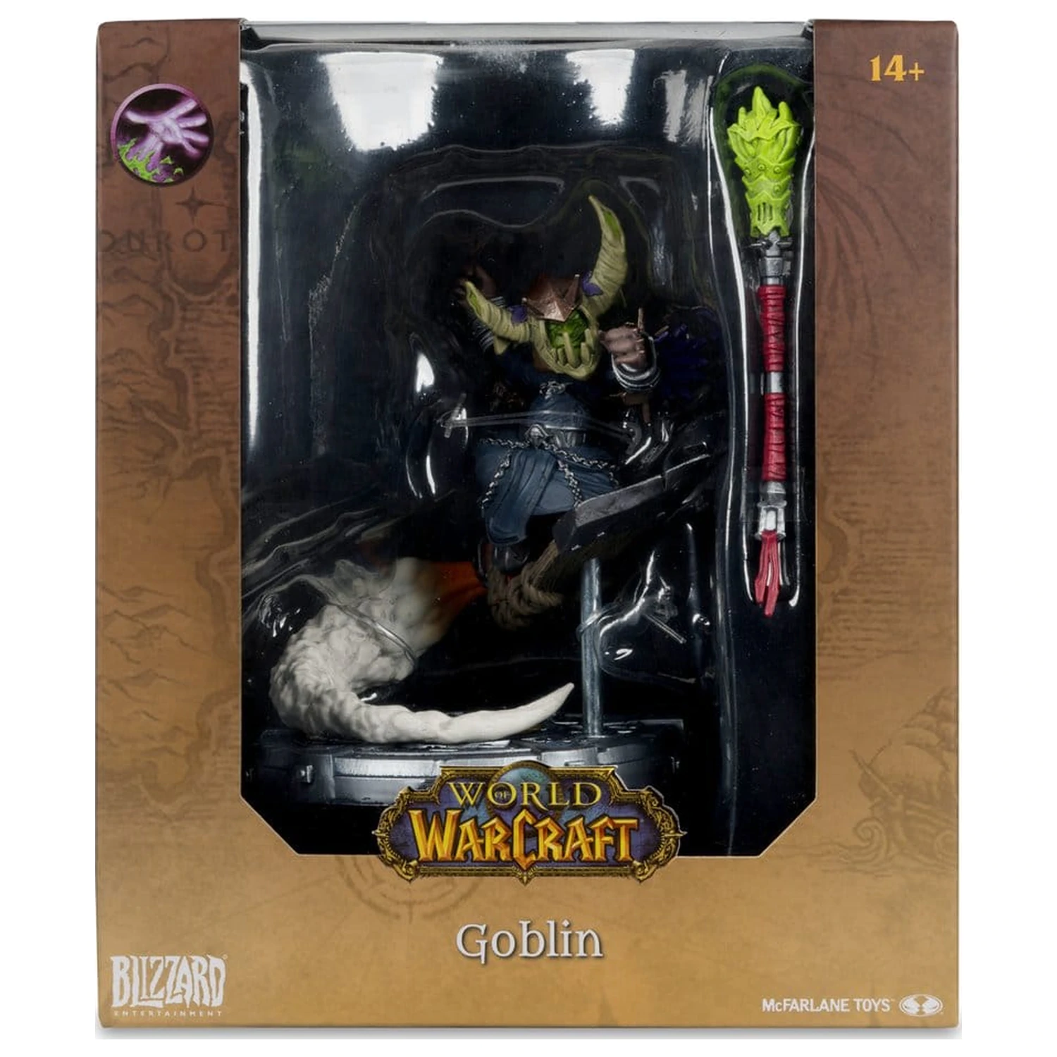 World of Warcraft 1/12 Scale Limitált kiadás Posed figura Goblin 19 cm termékfotó