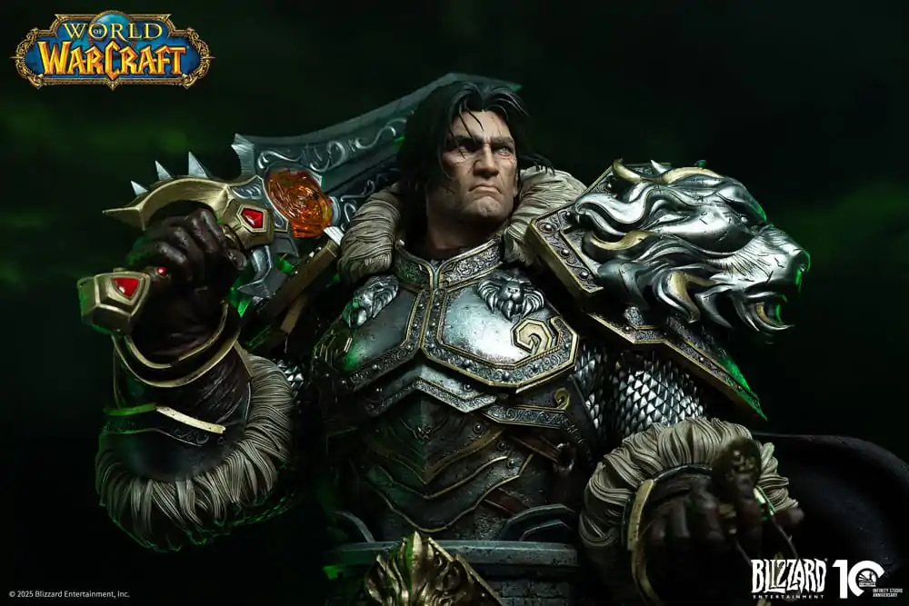 World of Warcraft 1/3 Varian Wrynn mellszobor figura 46 cm termékfotó