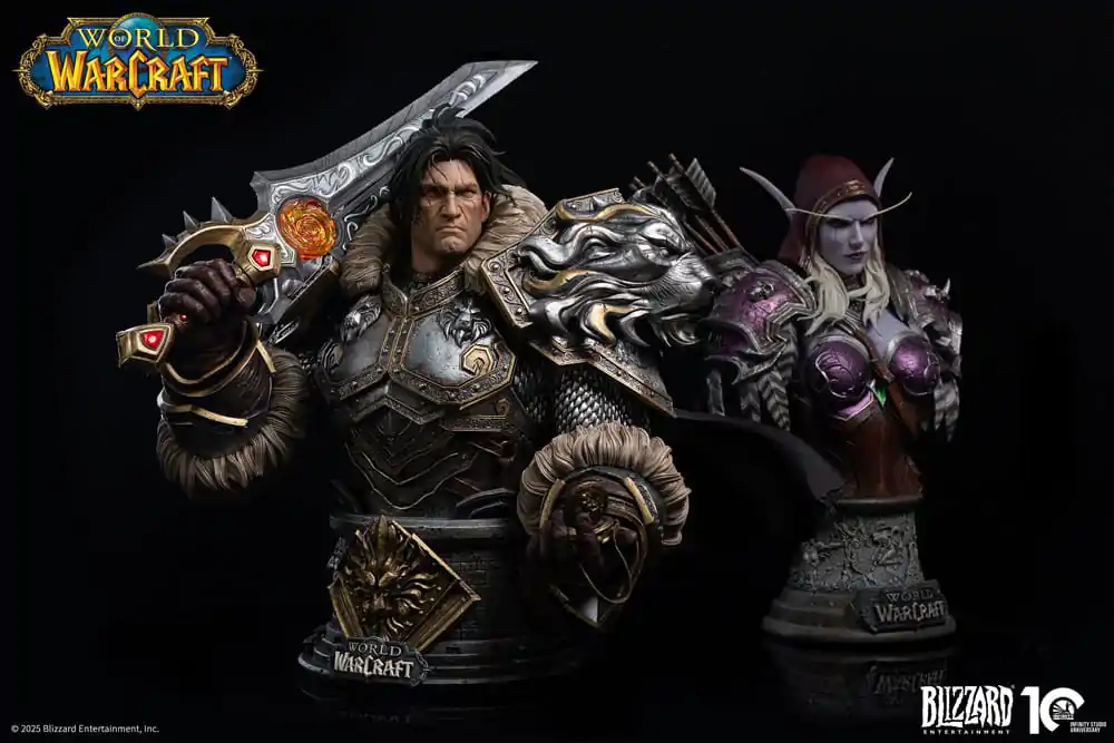 World of Warcraft 1/3 Varian Wrynn mellszobor figura 46 cm termékfotó