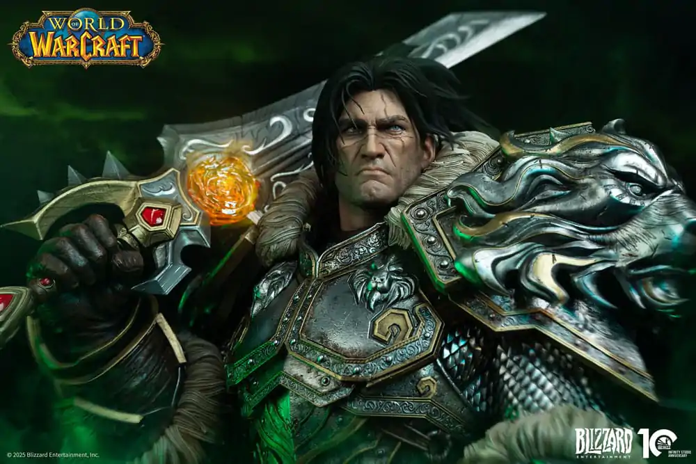 World of Warcraft 1/3 Varian Wrynn mellszobor figura 46 cm termékfotó