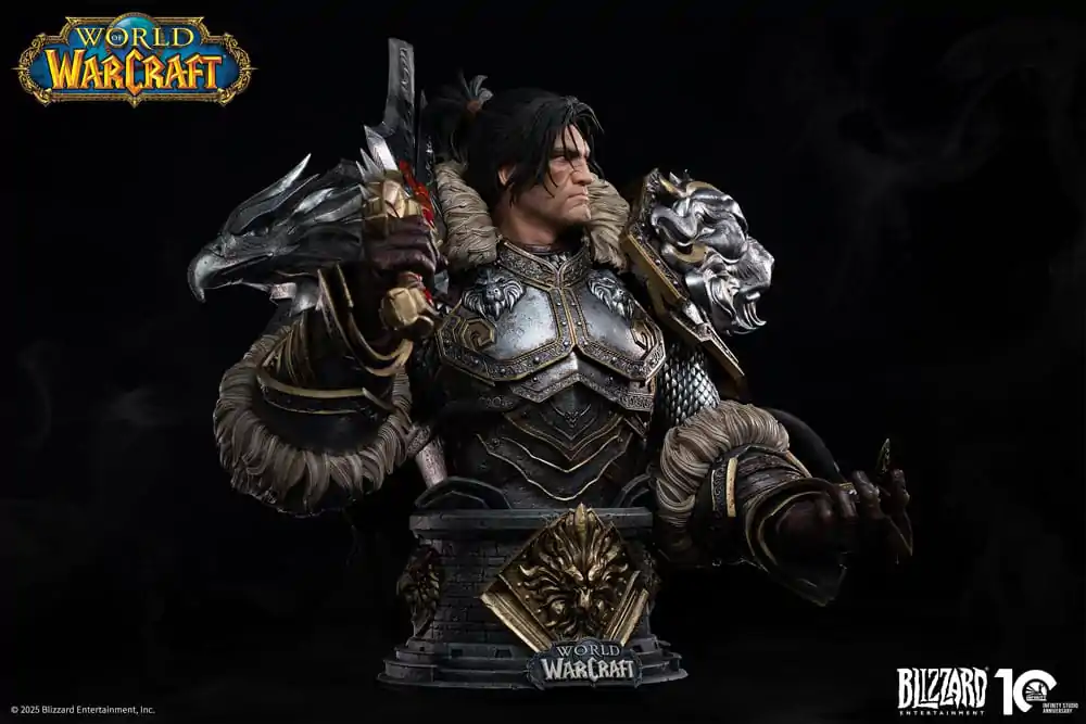 World of Warcraft 1/3 Varian Wrynn mellszobor figura 46 cm termékfotó