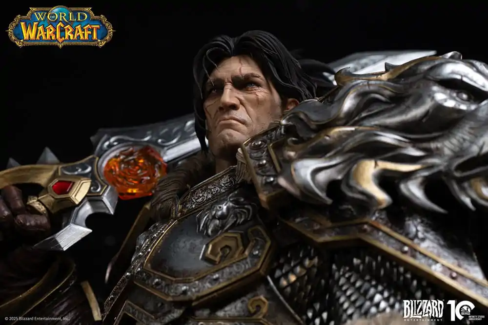 World of Warcraft 1/3 Varian Wrynn mellszobor figura 46 cm termékfotó