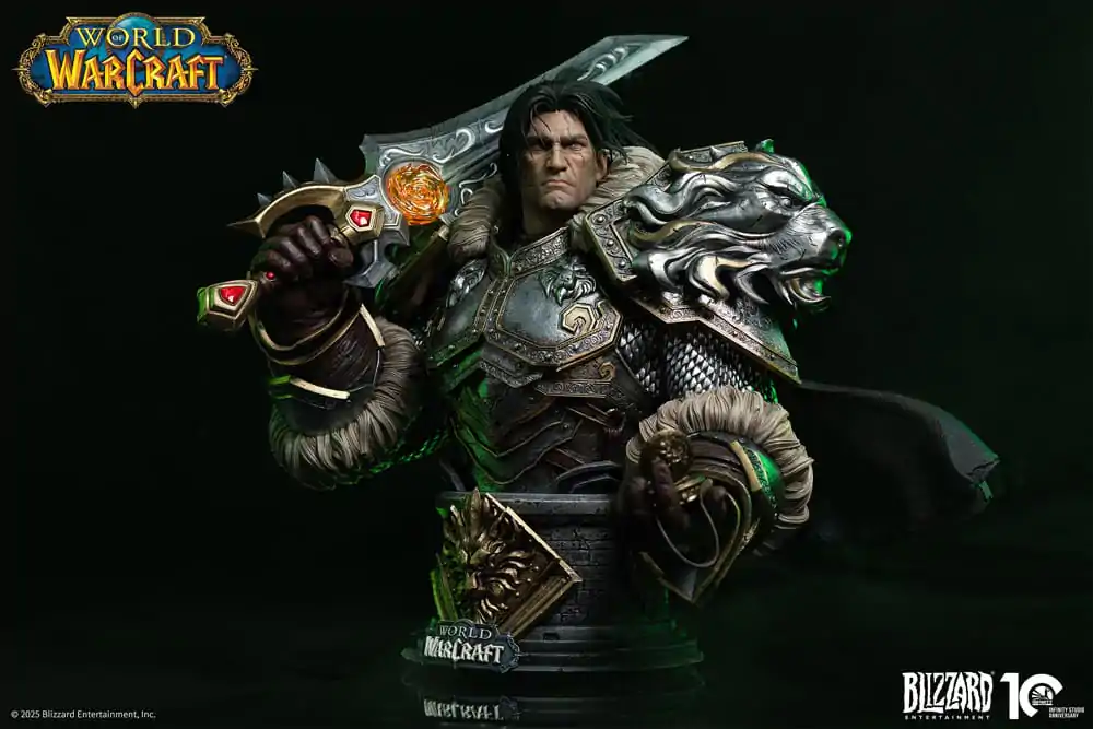 World of Warcraft 1/3 Varian Wrynn mellszobor figura 46 cm termékfotó