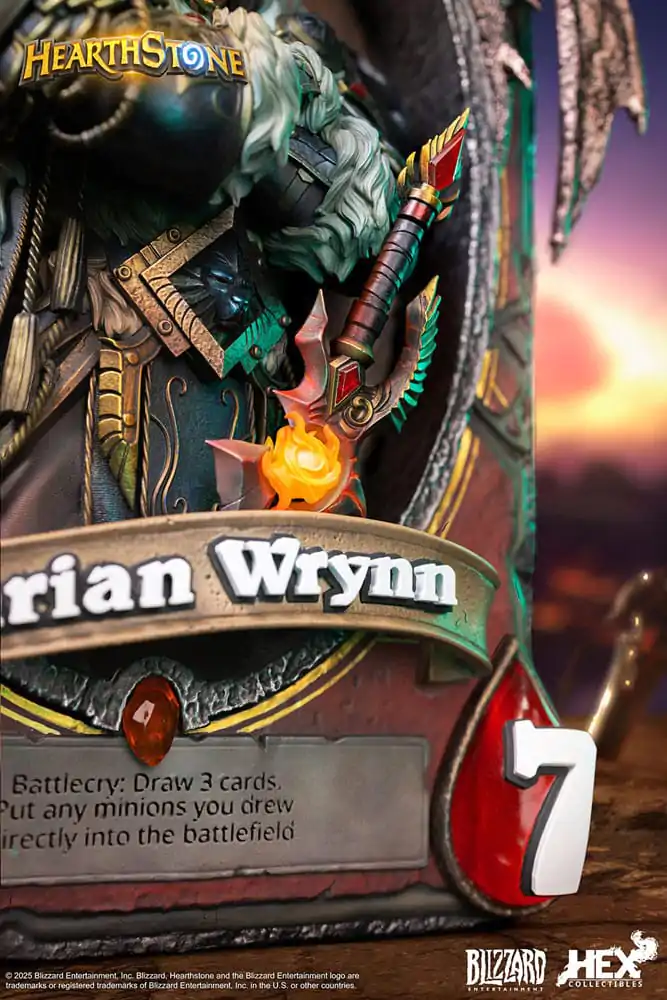 Hearthstone 3D Art Frame Varian Wrynn szobor figura 31 cm termékfotó