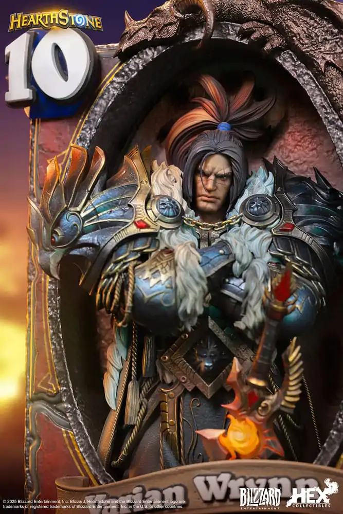 Hearthstone 3D Art Frame Varian Wrynn szobor figura 31 cm termékfotó