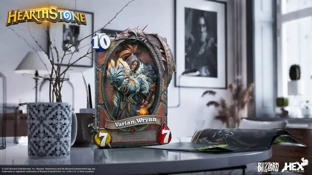 Hearthstone 3D Art Frame Varian Wrynn szobor figura 31 cm termékfotó