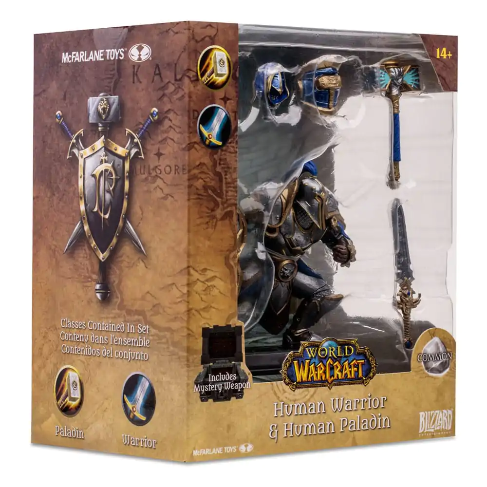 World of Warcraft Human: Paladin / Warrior akciófigura 15 cm termékfotó
