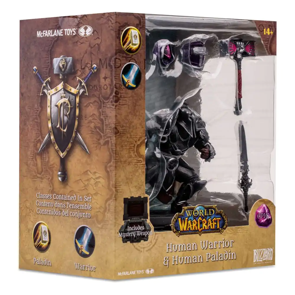 World of Warcraft Human Paladin Warrior (Epic) akciófigura 15 cm termékfotó