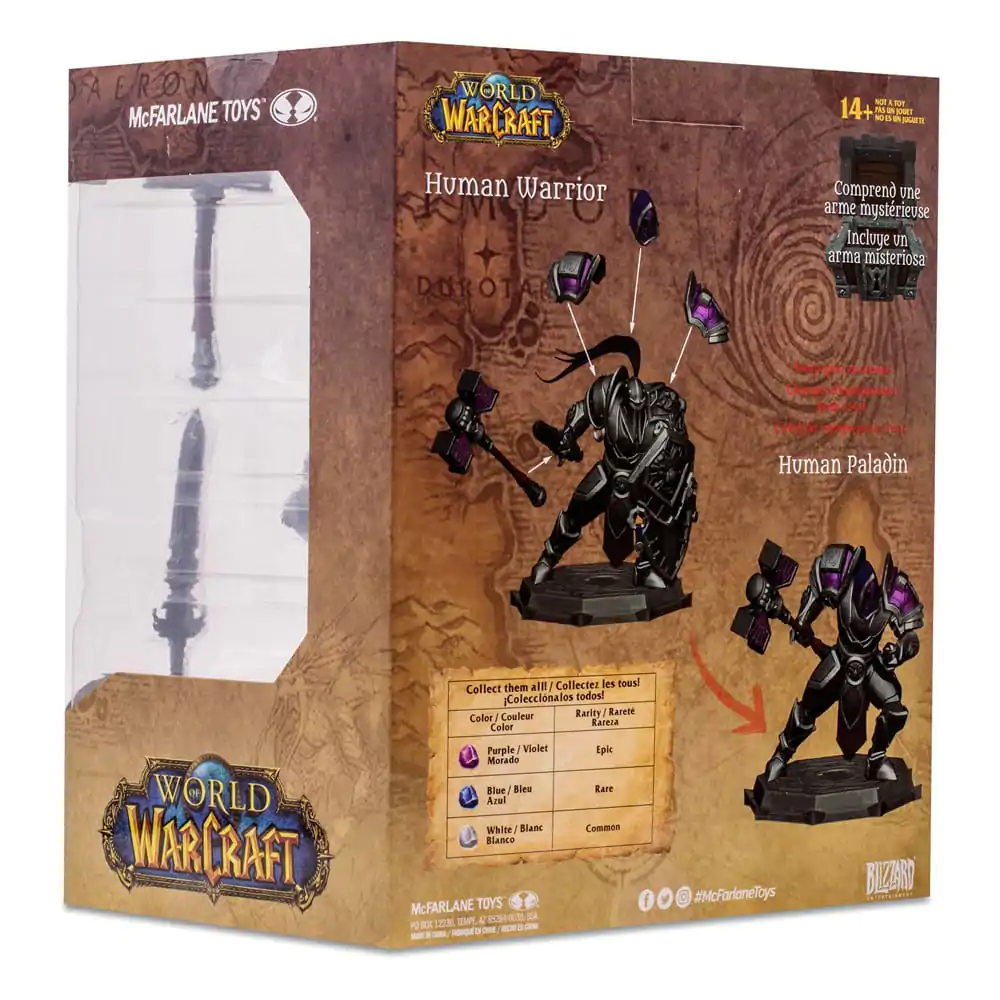 World of Warcraft Human Paladin Warrior (Epic) akciófigura 15 cm termékfotó