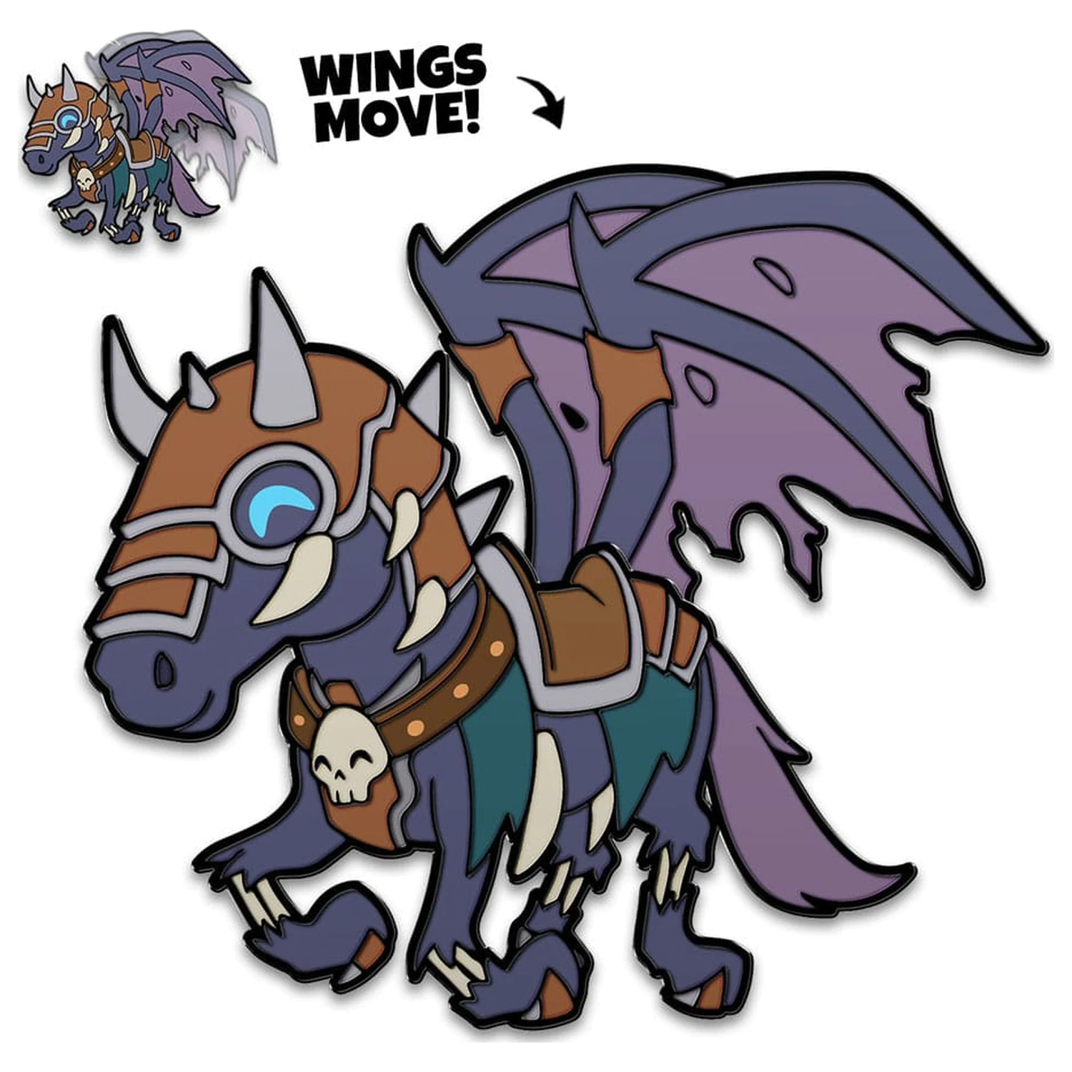 World Of Warcraft Invincible kitűző 5 cm       termékfotó