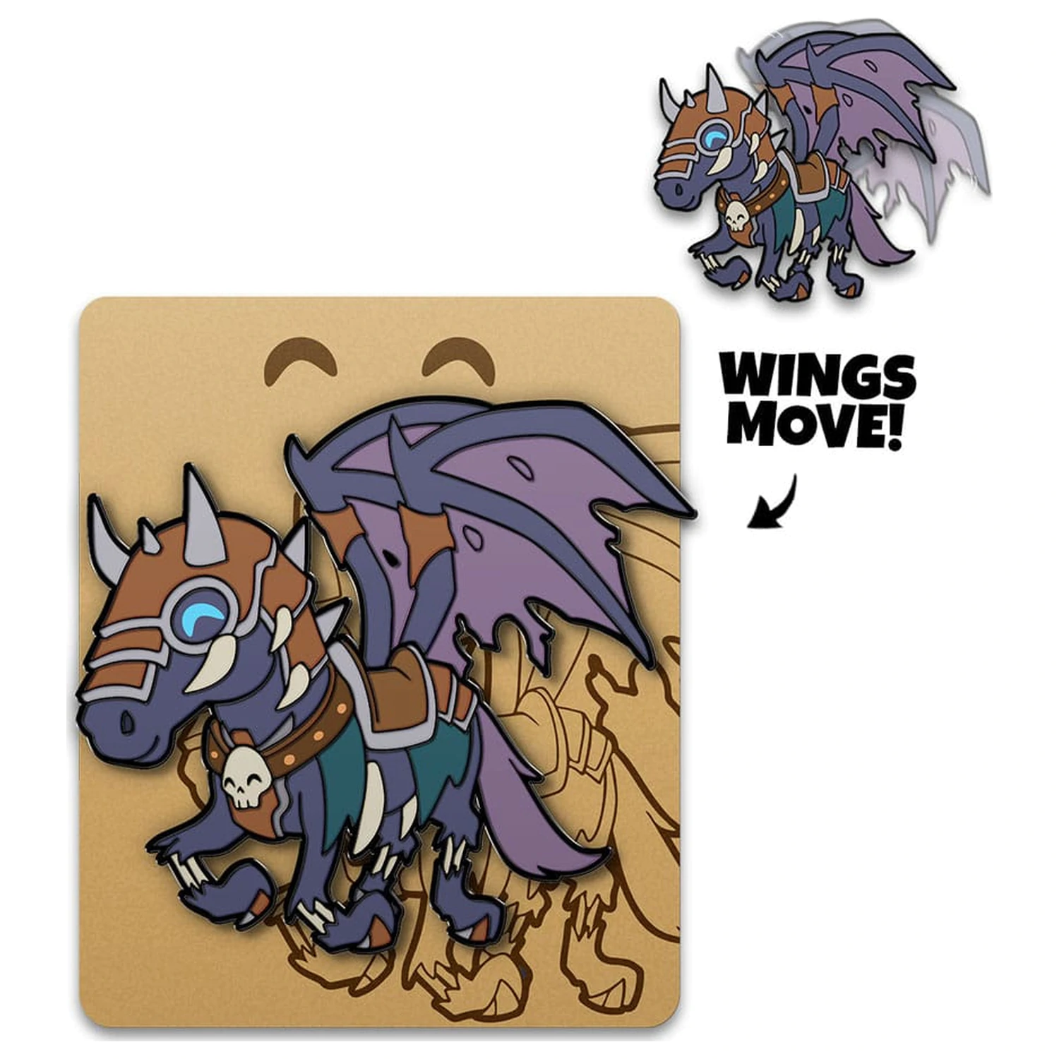 World Of Warcraft Invincible kitűző 5 cm       termékfotó