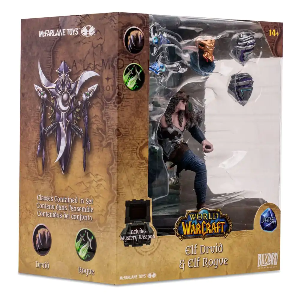 World of Warcraft Action Figure Night Elf Druid Rogue (Rare) 15 cm termékfotó